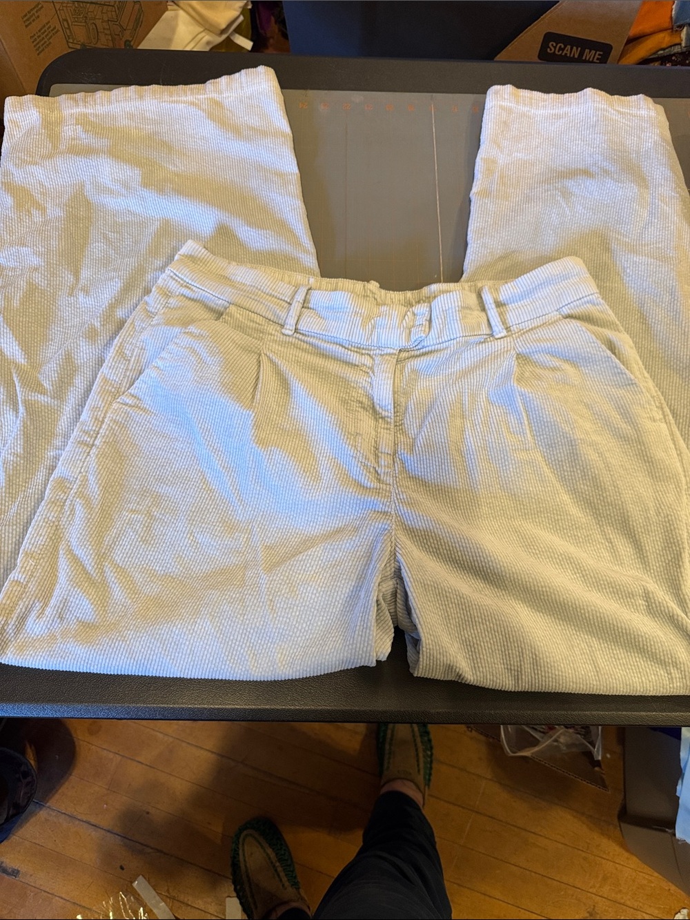 American Eagle Lt Blue Stretch Corduroy Pants